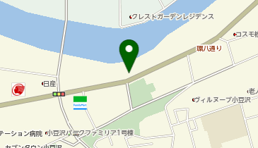 水上バス小豆沢発着所の地図画像