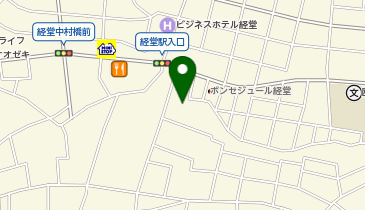 経堂バプテスト教会の地図画像