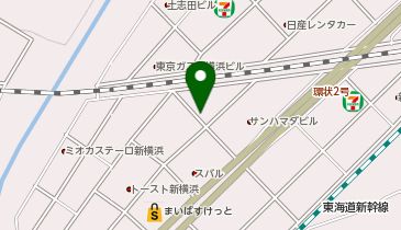 HOTEL GRASSINO URBAN RESORT(ホテル グラッシーノ アーバン リゾート) 新横浜の地図画像