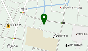 深谷大河ドラマ館の地図画像