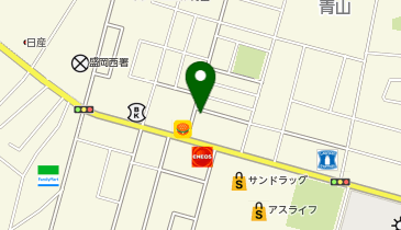 一本堂 盛岡青山店の地図画像