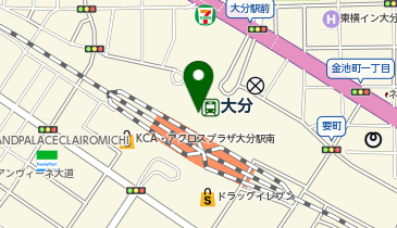 コトモノマルシェ アミュプラザおおいた店の地図画像