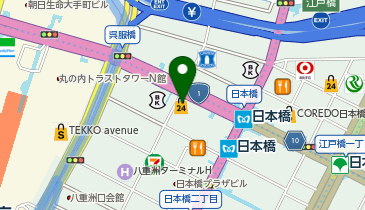 民族衣裳文化普及協会 東京日本橋教室の地図画像