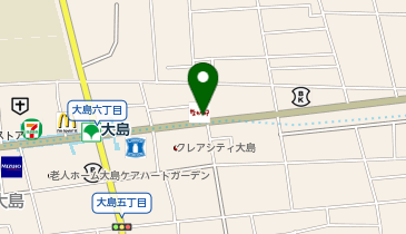 大島中の橋商店街 サンロード中の橋の地図画像