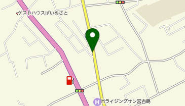 宮古素麺の地図画像