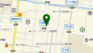 餃子の雪松 沼津店の地図画像