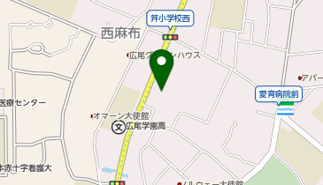 マクラーレン麻布の地図画像