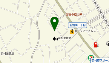 羽加美緑地公園の地図画像