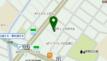 ディノス 札幌白石の地図画像