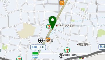 鶏笑 町屋店の地図画像