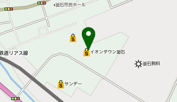 サンデー イオンタウン釜石店の地図画像