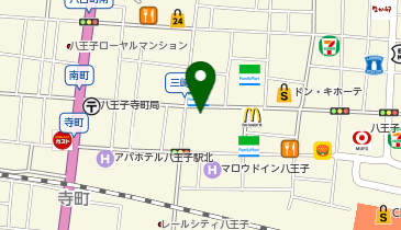 八王子 鮨 よこ田の地図画像