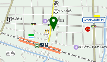 焼肉牛星 深谷駅前店の地図画像