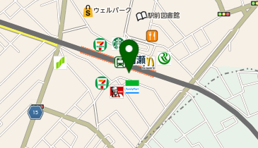 銀座メンチ こがね亭 清瀬駅南口店の地図画像