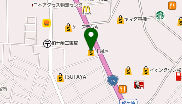 工具買取ツールオフ千葉・柏店の地図画像