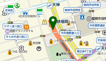 Anker Store(アンカー ストア) 天神地下街店の地図画像