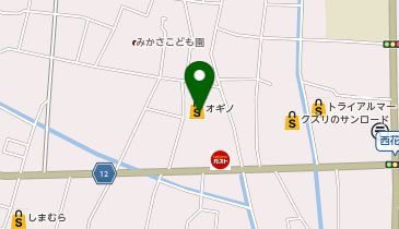 新らくらく生活24h オギノ田富店の地図画像