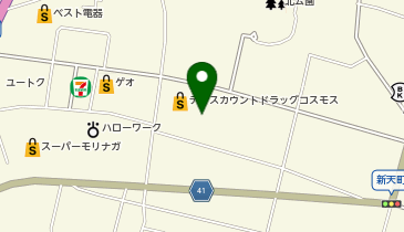 お好み焼き ふわりぃの地図画像