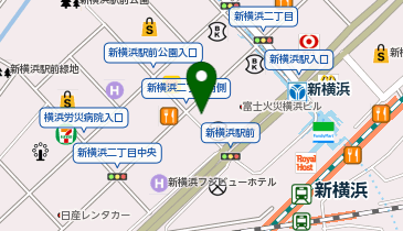 新横浜 寿司 天の地図画像