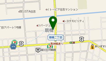 やきとん酒場 ヤマネ肉店 住吉店の地図画像