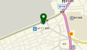 サンエー V21食品館 普天間店の地図画像