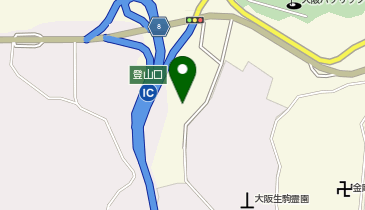 生駒山 龍眼寺の地図画像