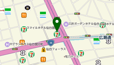 サブカルビジネスセンター仙台2の地図画像