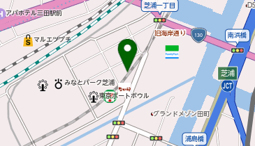 ベントレー東京 芝ショールームの地図画像