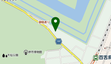 百舌鳥古墳群ビジターセンターの地図画像