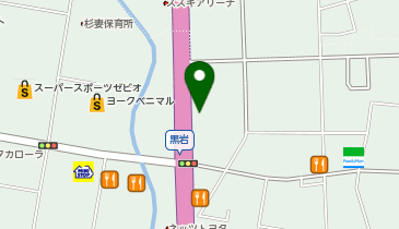 ゆず庵 南福島店の地図画像