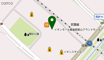 BODY ARCHI(ボディ アーキ) イオンモール幕張新都心店の地図画像