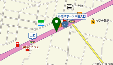 日乃屋カレー 甲府上町店の地図画像