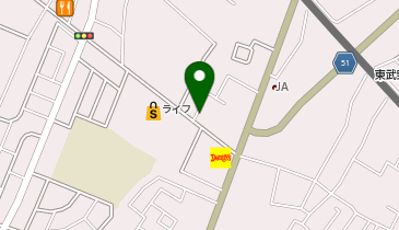 マレア 増尾台店の地図画像