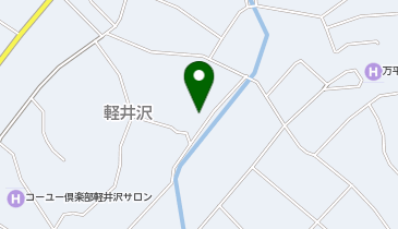 軽井澤銀座商店会の地図画像