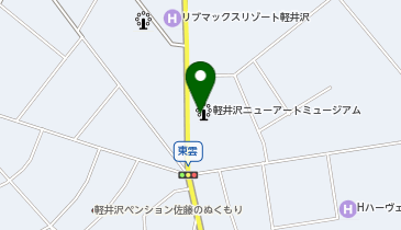 銀座ダイヤモンドシライシ 軽井沢店の地図画像