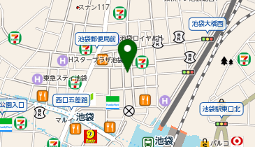 大衆スタンド神田屋 池袋西口店の地図画像