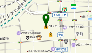 アフラック よくわかる!ほけん案内 イオンモール岡山店の地図画像