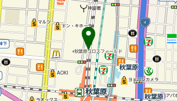 アキハバラ 房の駅の地図画像