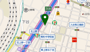 HOMURA SOUND(ホムラ サウンド) 上野の地図画像