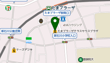 たまプラーザTERRACE SOUTH PLAZA(たまプラーザテラスサウスプラザ)の地図画像