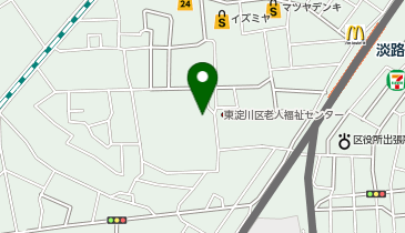 大阪市北部こども相談センターの地図画像