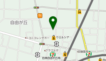 青井筋整体院の地図画像