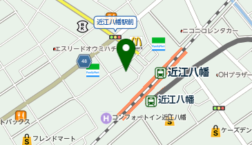 近江焼肉ホルモンすだく 近江八幡店の地図画像