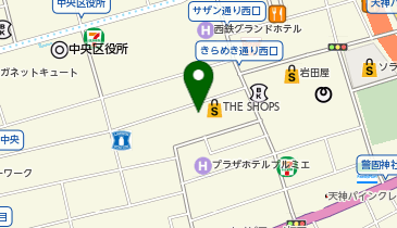 和栗モンブラン専門店 栗りん 天神店の地図画像