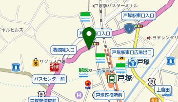 串かつ でんがな 戸塚店の地図画像