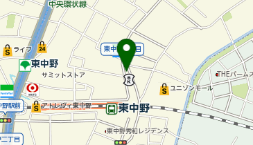 元祖からあげ本舗大吉 東中野店の地図画像