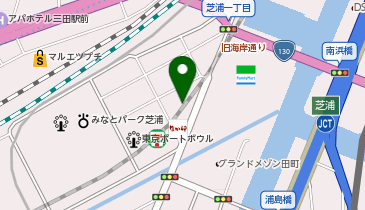 ランボルギーニ 芝の地図画像