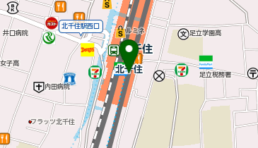 Z BURGER & CBT(ゼット バーガー アンド クラフトビールタップ) 北千住の地図画像