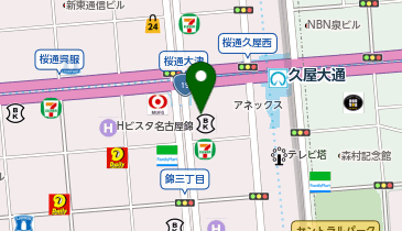 名古屋中国語文化中心の地図画像