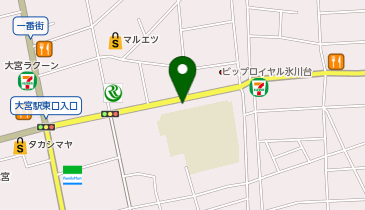 パソコンスクールフェニックス大宮教室の地図画像